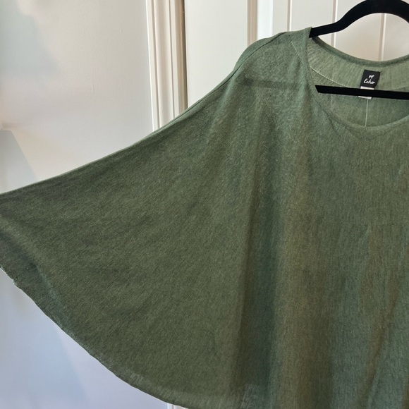 Echo Poncho Cape Green NWT - Picture 2 of 7